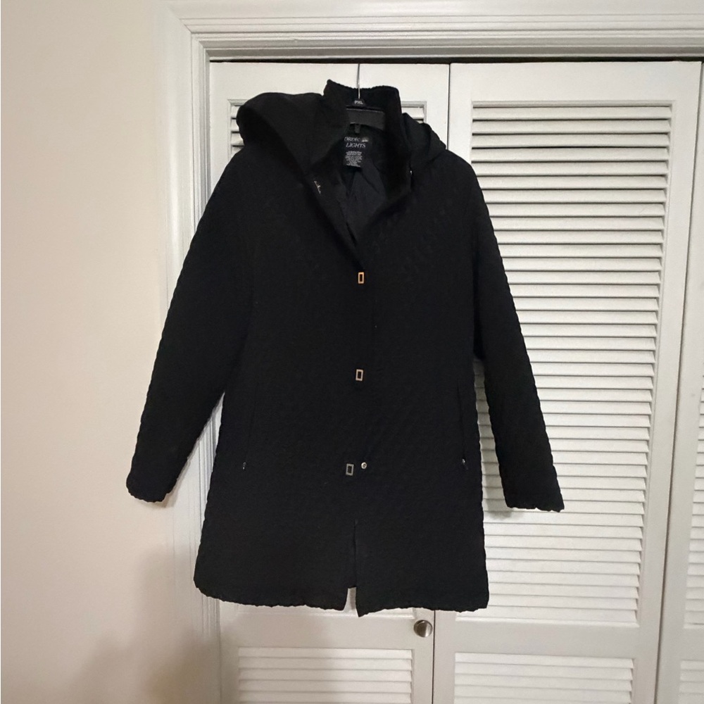 Women's Black Nordic Lights Size medium Coat